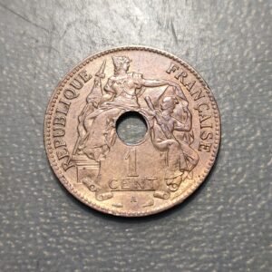 INDOCHINA FRANCESA FRENCH INDOCHINE 1 CENTIME 1900 MBC+
