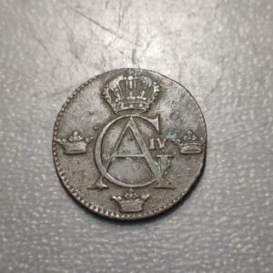 SUECIA SWEDEN GUSTAV IV ADOLF 1/4 SKILLING 1805 MBC