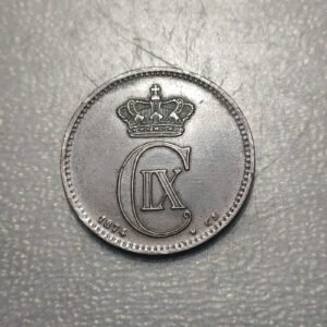 SUECIA SWEDEN CARL IX 5 ORE 1874 MBC