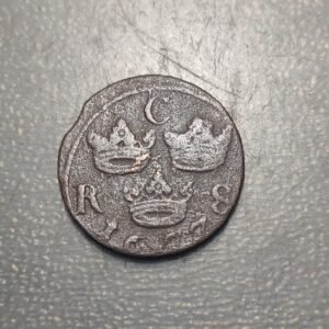 SUECIA SWEDEN CARL XI 1/6 ORE SILVERMYNT 1667 MBC