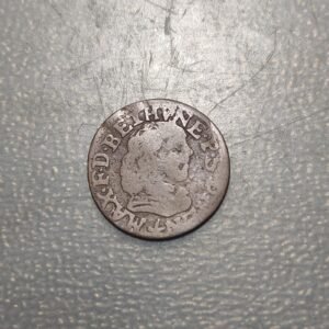 FRANCIA FRANCE BOISBELLE HENRICHEMONT DOUBLE TOURNOIS 1642