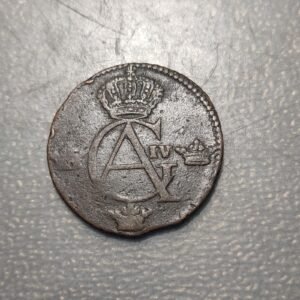 SUECIA SWEDEN GUSTAV IV ADOLF 1/4 SKILLING 1805 MBC-