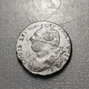 FRANCIA FRANCE LOUIS XVI 12 DENIERS 1794 T NANTES