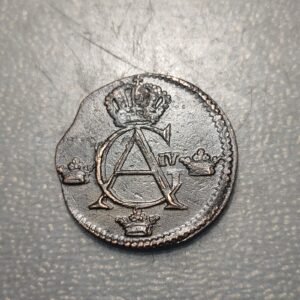 SUECIA SWEDEN GUSTAV IV ADOLF 1/4 SKILLING 1806 MBC+