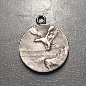 ITALIA WWI I GUERRA MUNDIAL I REGIMIENTO ALPINOS BATALLON VALTANARO PLATA