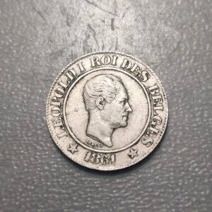 BELGICA BELGIUM LEOPOLD I 20 CENTIMES 1861 MBC