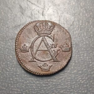 SUECIA SWEDEN GUSTAV IV ADOLF 1/4 SKILLING 1806 MBC