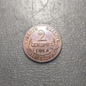 FRANCIA FRANCE 2 CENTIMES 1914 SC UNC