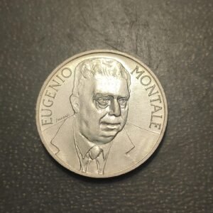 ITALIA REPUBLICA 1000 LIRE 1996 EUGENIO MONTALE PLATA