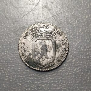 SUIZA SWITZERLAND BASEL 3 BATZEN 1809 MBC-