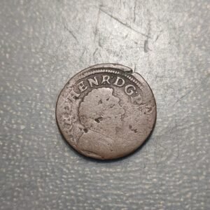 FRANCIA FRANCE ORANGE FREDERIC HENRI DE NASSAU DOUBLE TOURNOIS 1640