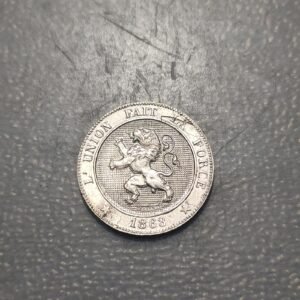 BELGICA BELGIUM LEOPOLD I 5 CENTIMES 1863 EBC+