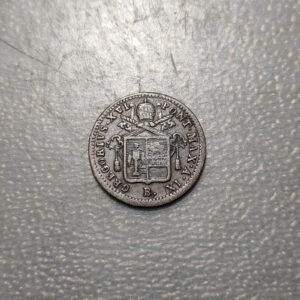 ESTADOS PAPALES PONTIFICIO VATICANO GREGORIO XVI QUATTRINO 1839 MBC