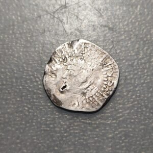 ESPAÑA MALLORCA FELIPE III 1 REAL AGUJERO 2,13g