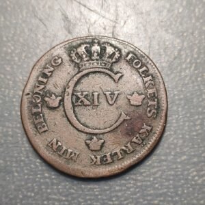 SUECIA SWEDEN CARL XIV 1/2 SKILLING 1819 MBC-