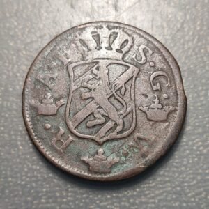SUECIA SWEDEN FREDERICK I 2 ORE SILVERMYNT 1760 MBC+