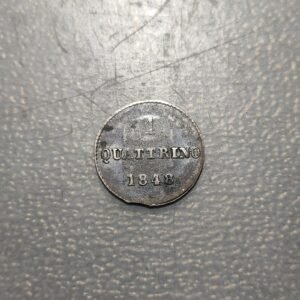 ITALIA TOSCANA LEOPOLDO II 1 QUATTRINO 1848 MBC