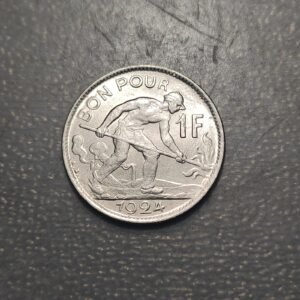 LUXEMBURGO LUXEMBOURG BON POUR 1 FRANC 1924 SC-/SC