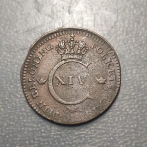 SUECIA SWEDEN CARL XIV 1/2 SKILLING 1817 MBC