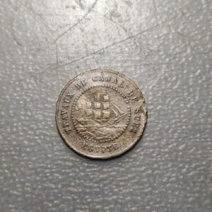 EGIPTO EGYPT SUEZ CANAL BONO DE 20 CENTIMES 1865