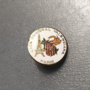 ESPAÑA FRANCIA PIN CASA REGIONAL VALENCIANA PARIS 21mm