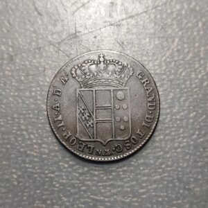 ITALIA TOSCANA LEOPOLDO II 5 QUATTRINI 1830 MBC