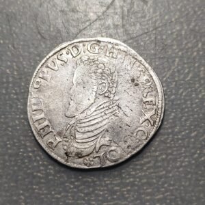 IMPERIO ESPAÑOL PAISES BAJOS DORDRECHT FELIPE II 1/5 FILIPSDAALDER S/F (1560-67)