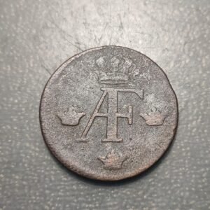 SUECIA SWEDEN ADOLF FREDRICK 1 ORE SILVERMYNT 1760 BC