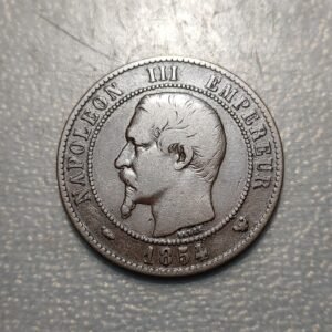 FRANCIA FRANCE NAPOLEON III CAMARA DE COMERCIO DE LILLE MEDALLA 1854