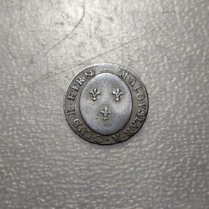 ITALIA TOSCANA FLORENCIA MARIA LUISA Y CARLO LUDOVICO BORBON MEZZO SOLDO EBC-