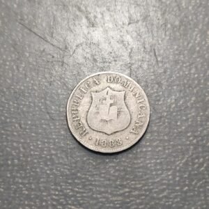 REPUBLICA DOMINICANA 2 1/2 CENTAVOS 1888