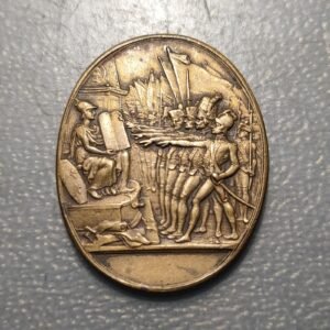 FRANCIA FRANCE REVOLUCION JURA DE LA CONSTITUCION MEDALLA UNIFAZ