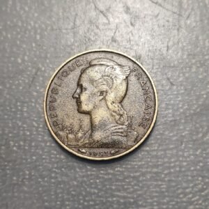 MADAGASCAR COLONIA FRANCESA 20 FRANCS 1953