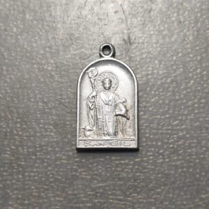 MEDALLA RELIGIOSA ENGUERA SAN GIL ALUMINIO 25x15mm