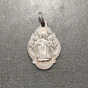 MEDALLA RELIGIOSA AVILA SANTA TERESA DE JESUS PLATA
