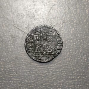 ESPAÑA CORUÑA ENRIQUE II NOVEN (1368-1379) AB. 497