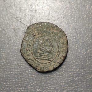 FALSA DE EPOCA ESPAÑA SEVILLA FELIPE IV 16 MARAVEDIS 166· (R) FALSA DE EPOCA