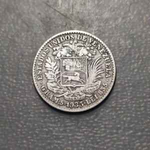 VENEZUELA 1 BOLIVAR 1935 MBC