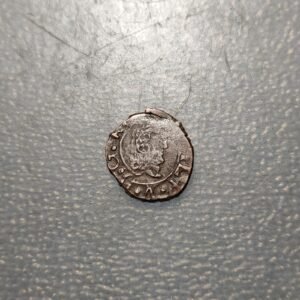 ESPAÑA ZARAGOZA FELIPE V DINERO 1711