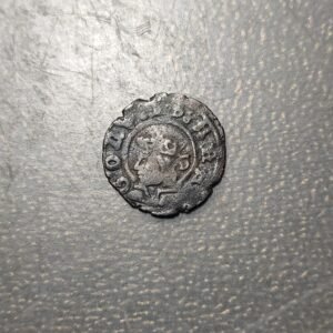 ESPAÑA ZARAGOZA JUANA Y CARLOS DINERO (1506-1516) S DETRAS DEL BUSTO