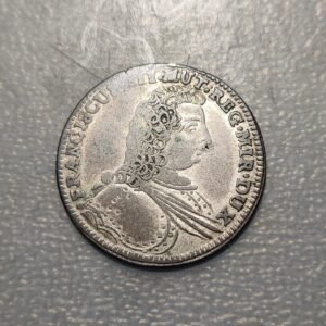 ITALIA MODENA FRANCESCO III D'ESTE 2 LIRE 2 LIRAS 1738 BC+/MBC-