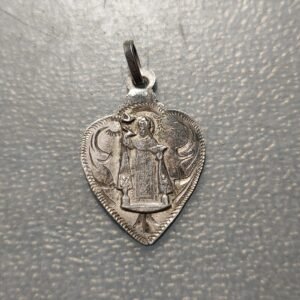 MEDALLA RELIGIOSA ALBA DE TORMES SANTA TERESA DE JESUS RECUERDO PLATA
