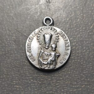 MEDALLA RELIGIOSA BARCELONA SAN JOSE DE LA MONTAÑA SANTUARIO ALUMINIO