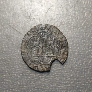 ESPAÑA SEVILLA ENRIQUE III BLANCA (1390-1406) AB. 607