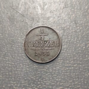 AUSTRIA 1/4 KREUZER 1851 B MBC+/EBC