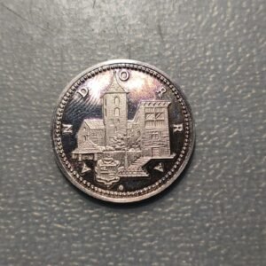 MEDALLA RELIGIOSA ANDORRA MARE DE DEU D' ORDINO PLATA