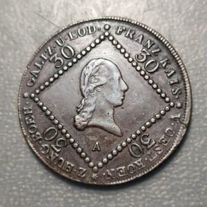 AUSTRIA 30 KREUZER 1807 A MBC