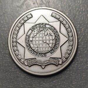 SUIZA SWITZERLAND MEDALLA 25 AÑOS IPA INTERNATIONAL POLICE ASSOCIATION 1955-1980