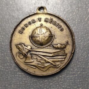 ESPAÑA MEDALLA HONOR Y MERITO PREMIO A LA APLICACION 38x33mm