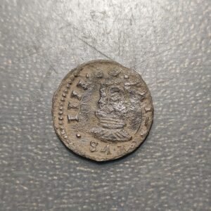 ESPAÑA MADRID FELIPE IV 8 MARAVEDIS 1661 Y